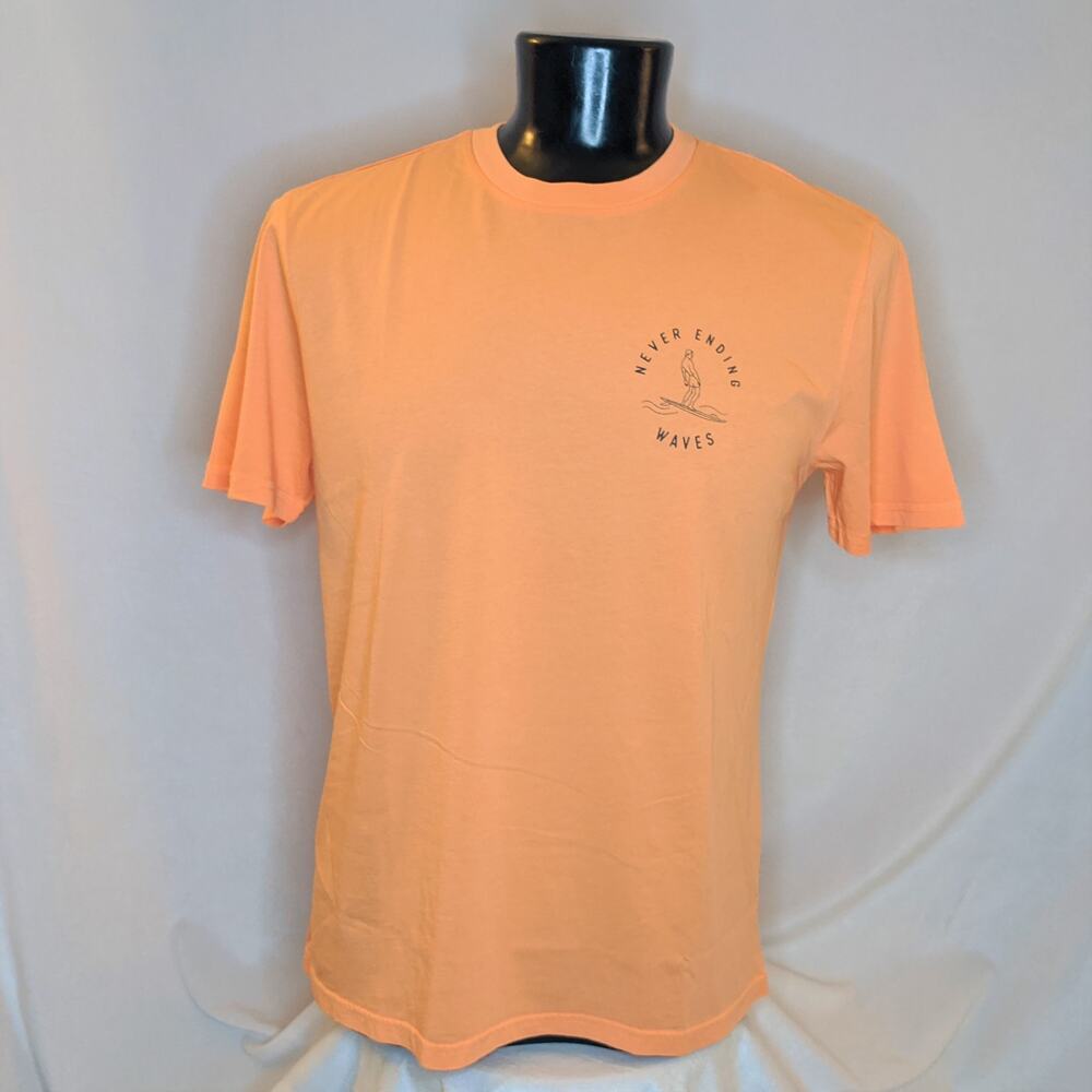 Arizona Jean Co Men's Graphic T-Shirt Large Peach Casual